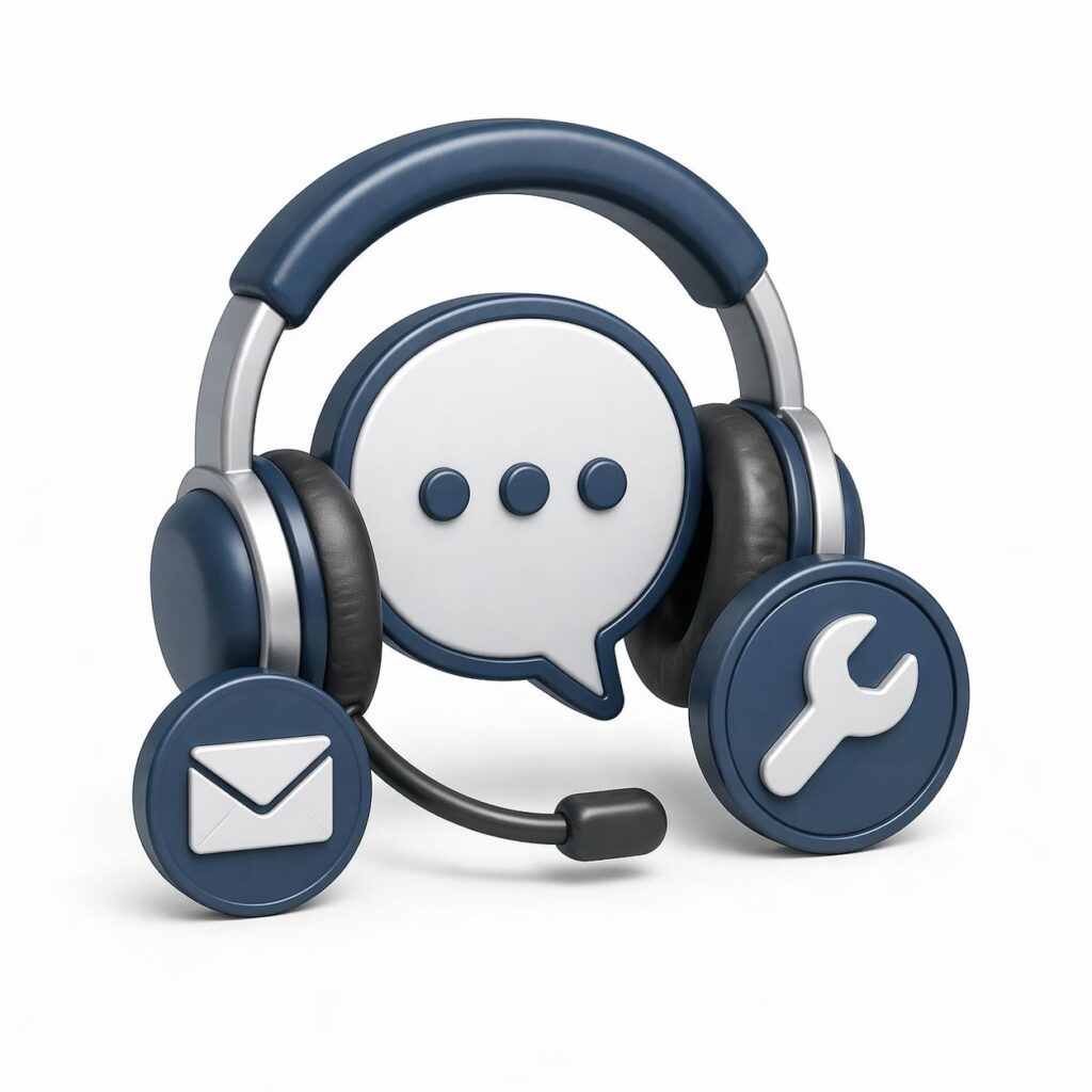 contact logo blau
